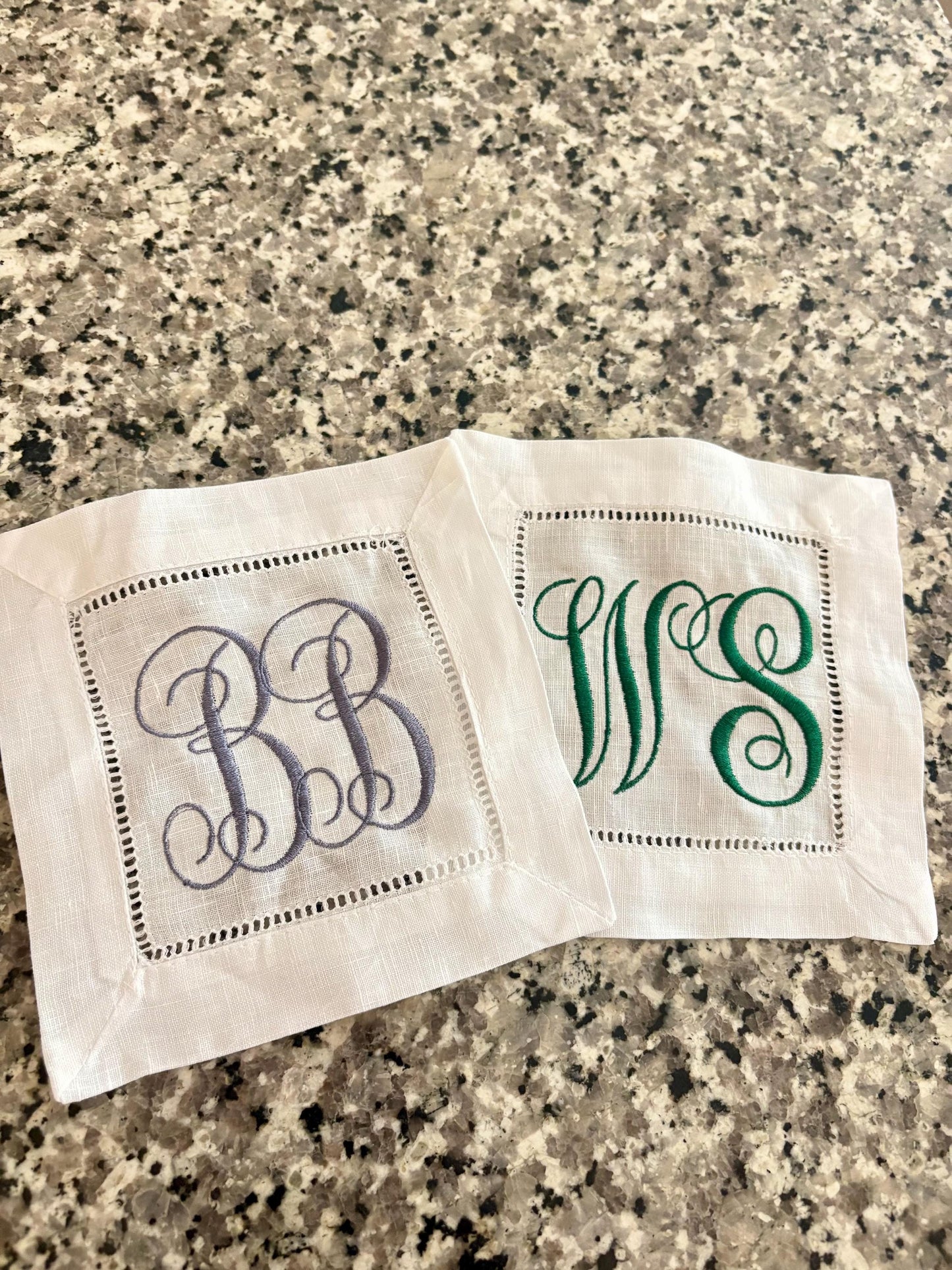 Customized Cocktail Napkins | Retirement Gift, Personalized Napkin, Monogram Napkin, Bridesmaid Gift, Wedding Napkin, Bride and Groom