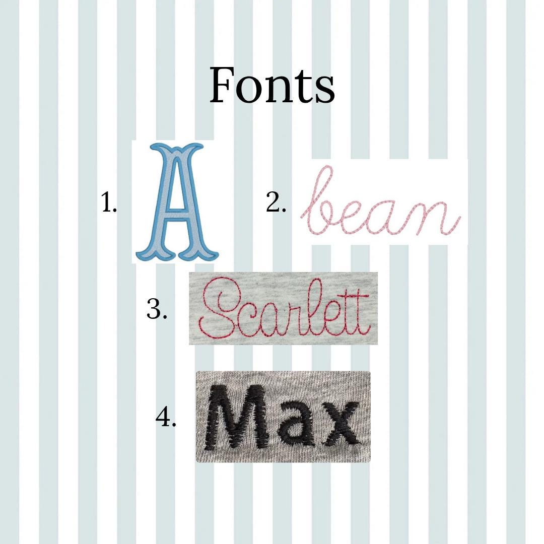 Seersucker Embroidered Makeup Bag Set of Two | Embroidered Makeup Bag | Personalized Bag | Bridesmaid Gifts | Christmas Gifts