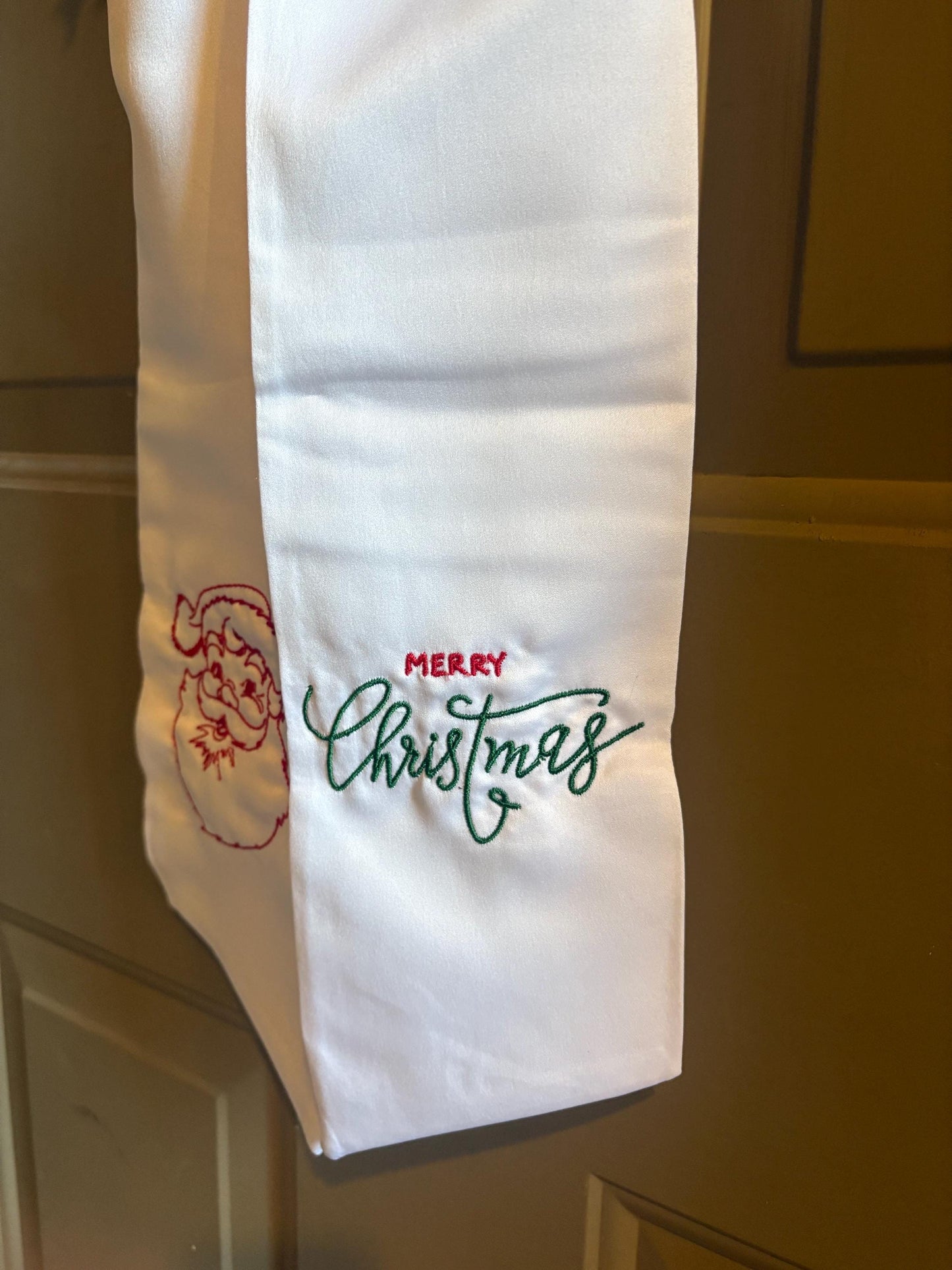 Christmas Wreath Sash, Holiday Sash, Wreath Sash, Holiday Decorations, Christmas Outdoor Decorations