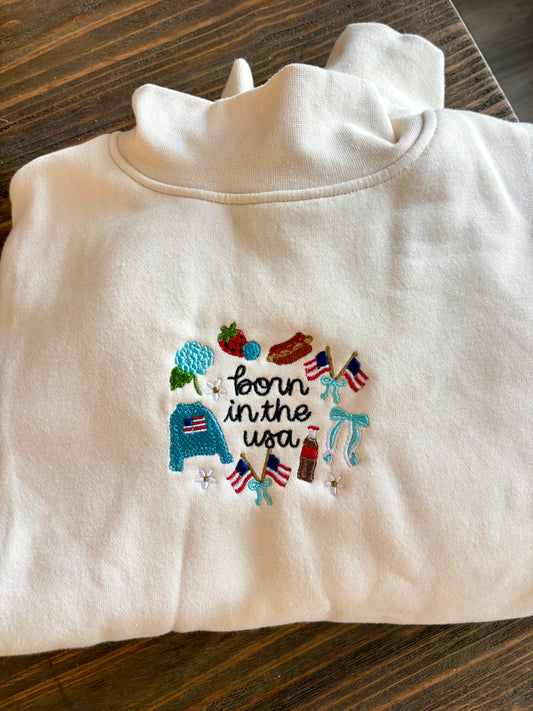 “Born In The USA” Mockneck