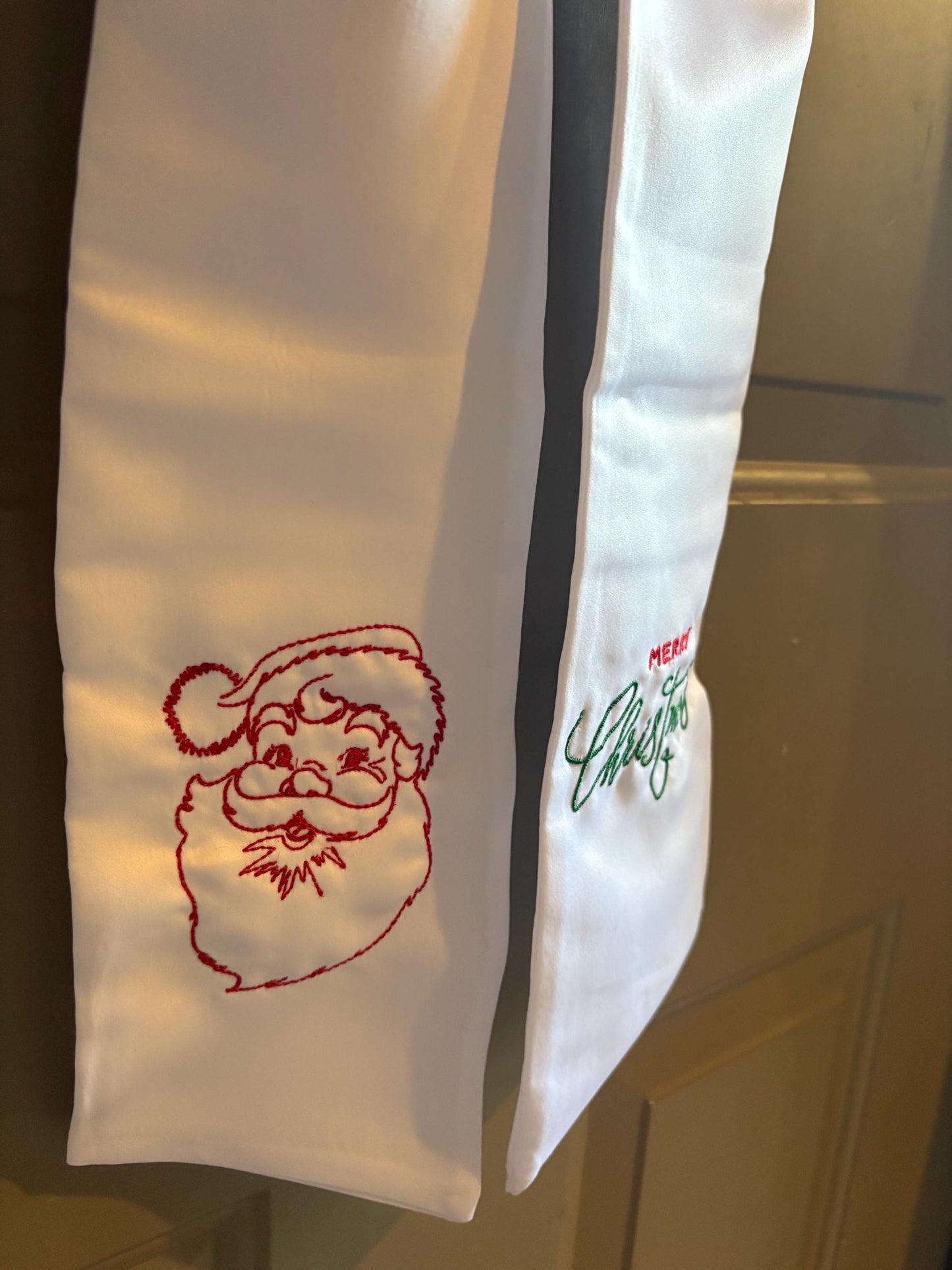 Christmas Wreath Sash, Holiday Sash, Wreath Sash, Holiday Decorations, Christmas Outdoor Decorations