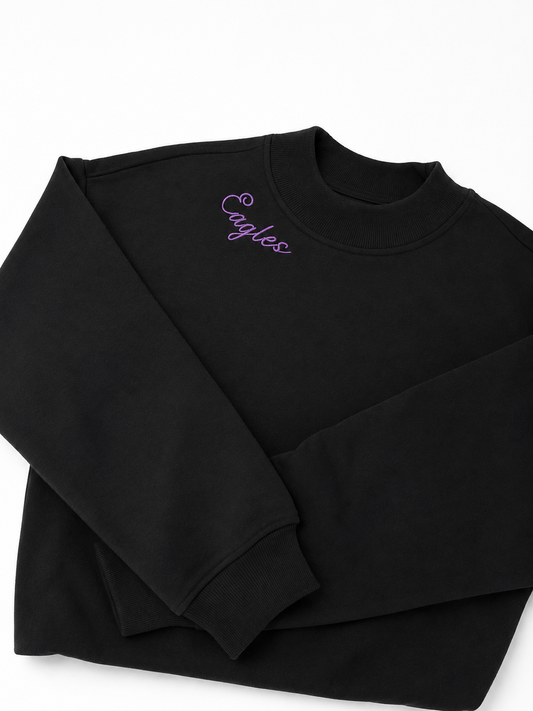Eagles Black Mockneck