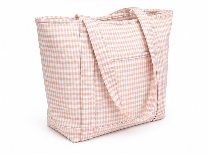 Full Gingham Tote