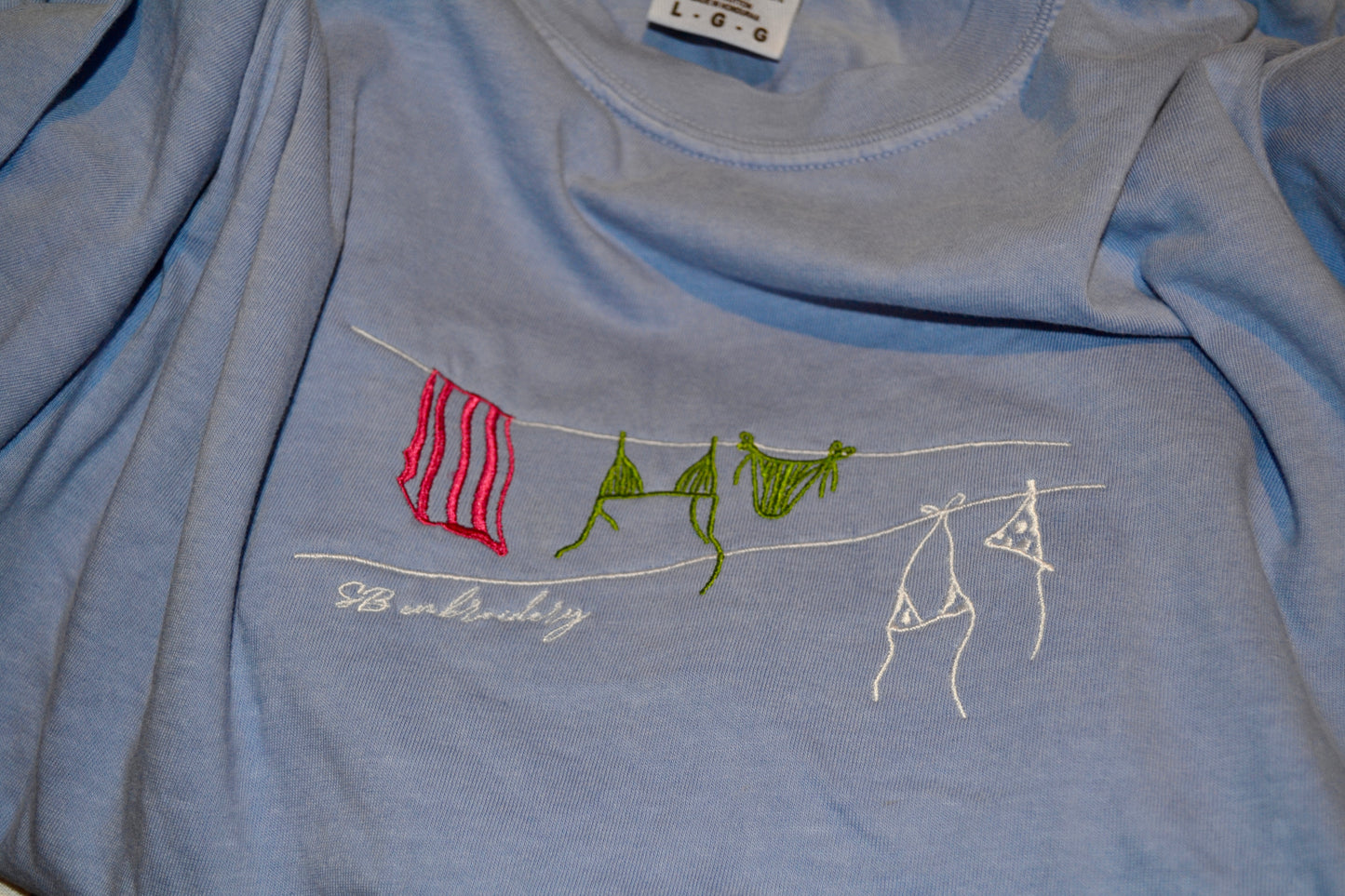 SB Embroidery Bathing Suit Tee