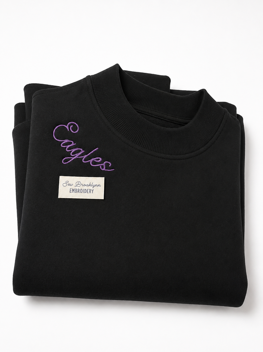 Eagles Black Mockneck