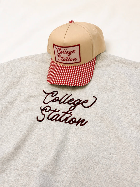 College Station Script Crewneck