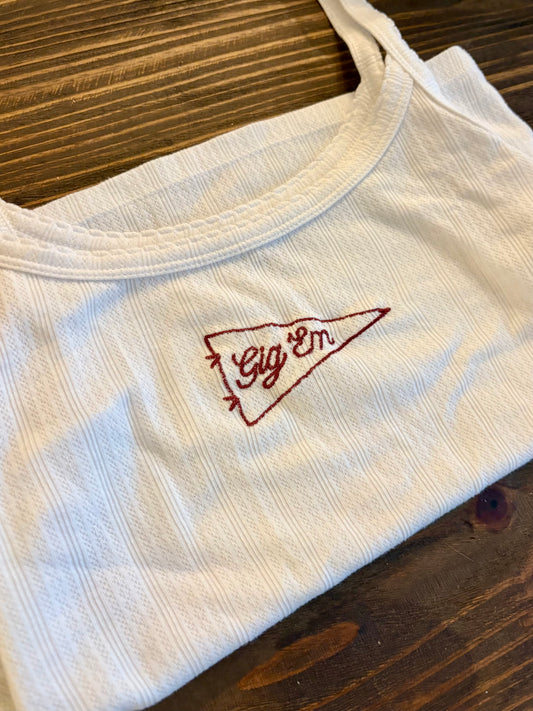 Gig ‘Em Pennant Tank Top