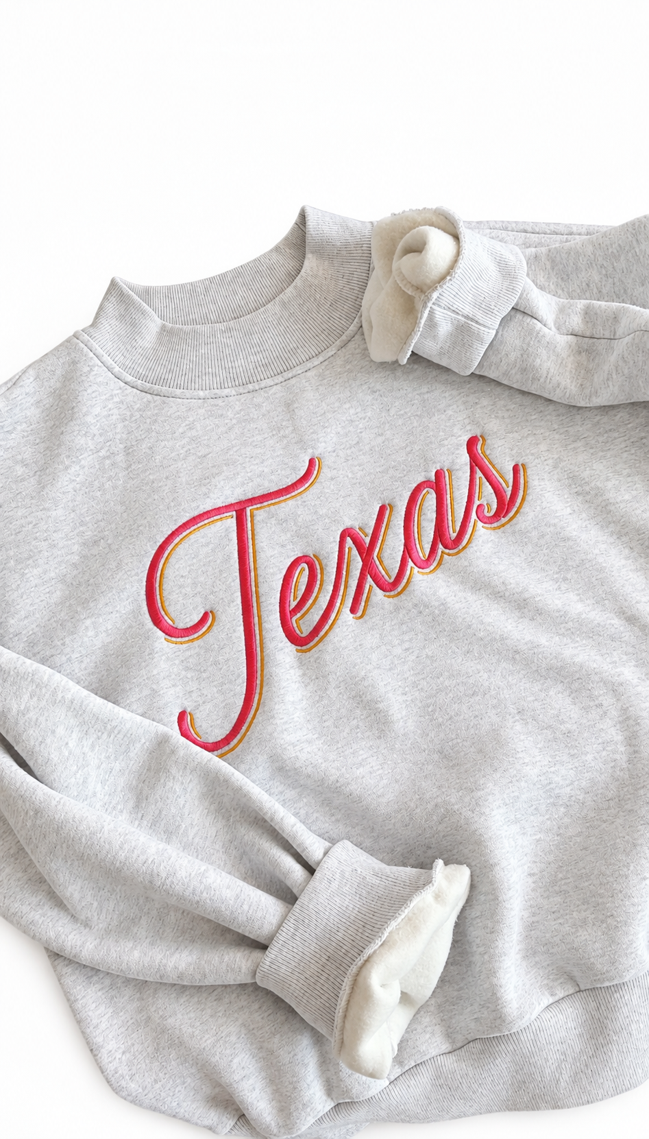 Texas Script Mockneck